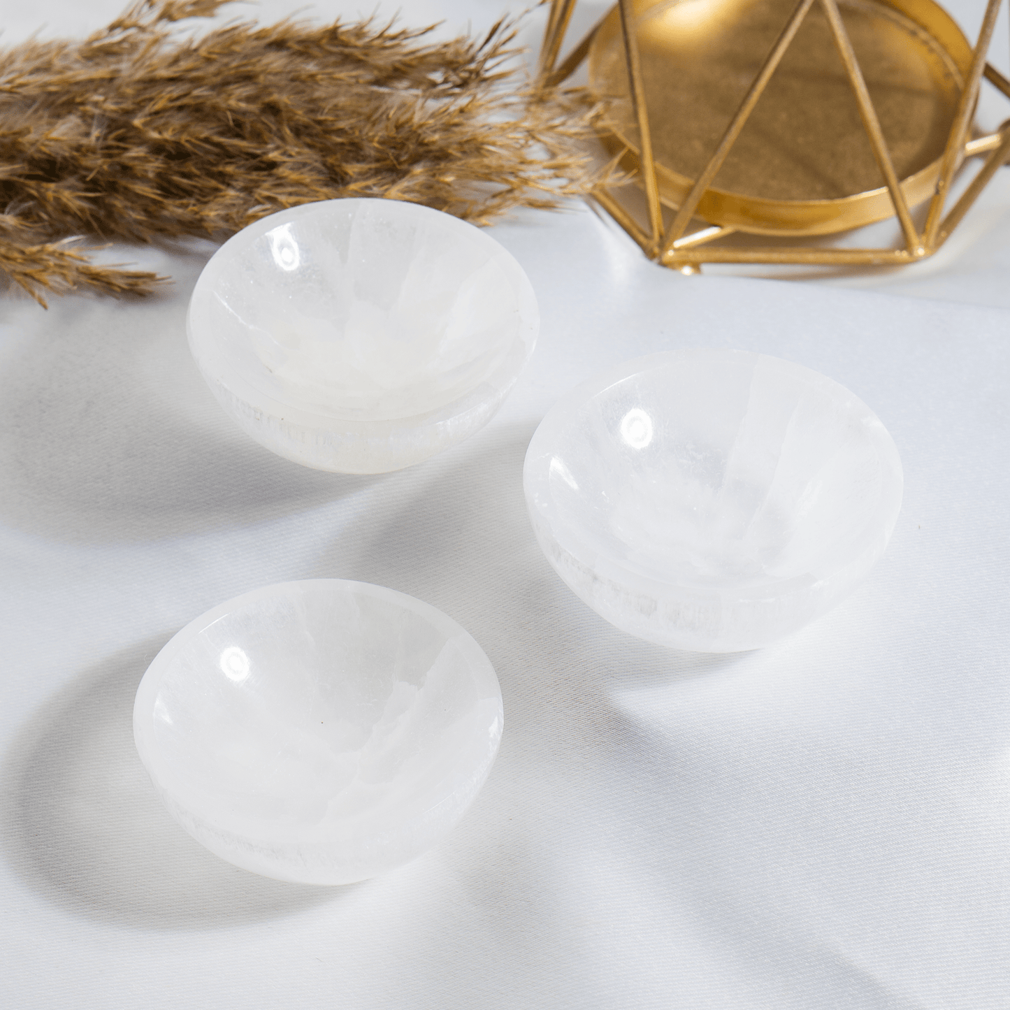 3-Inch Selenite Charging Bowl | Crystal Cleansing Dish | Crystal Charging Bowl