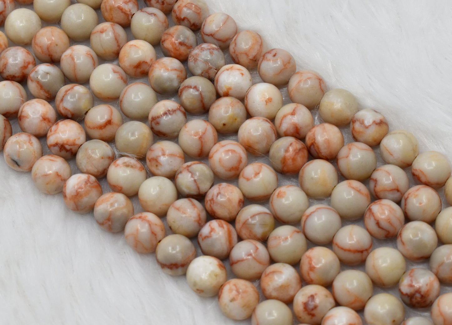 Red Picasso Jasper Gemstone Beads