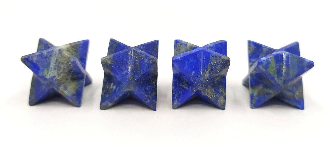 Lapis Lazuli Merkaba Stars