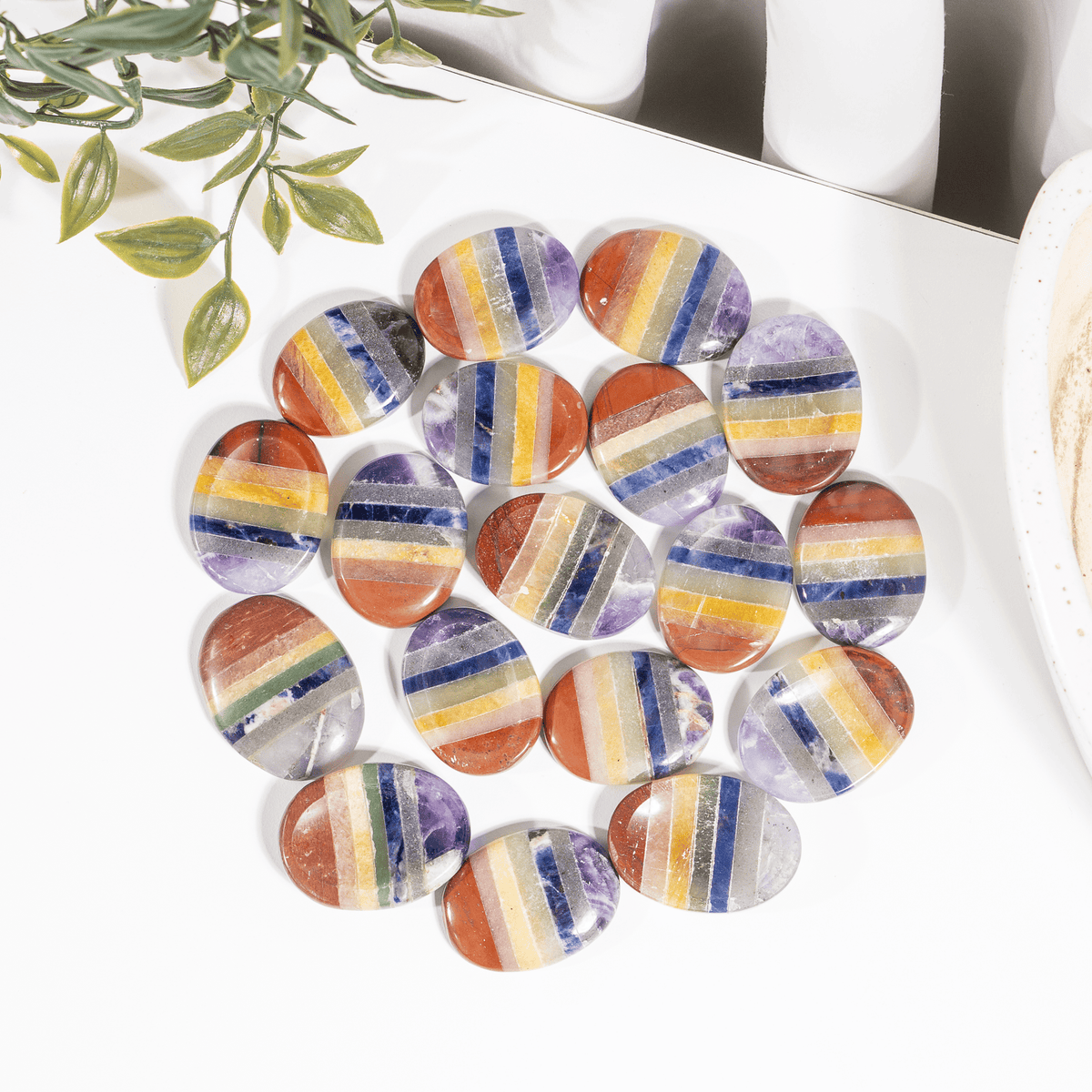 Chakra Bonded Worry Stones