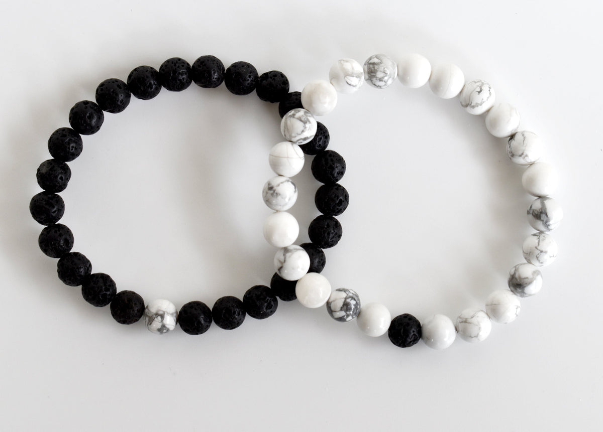 Lava Howlte Couple Bracelets, Crystals Valentine Gift