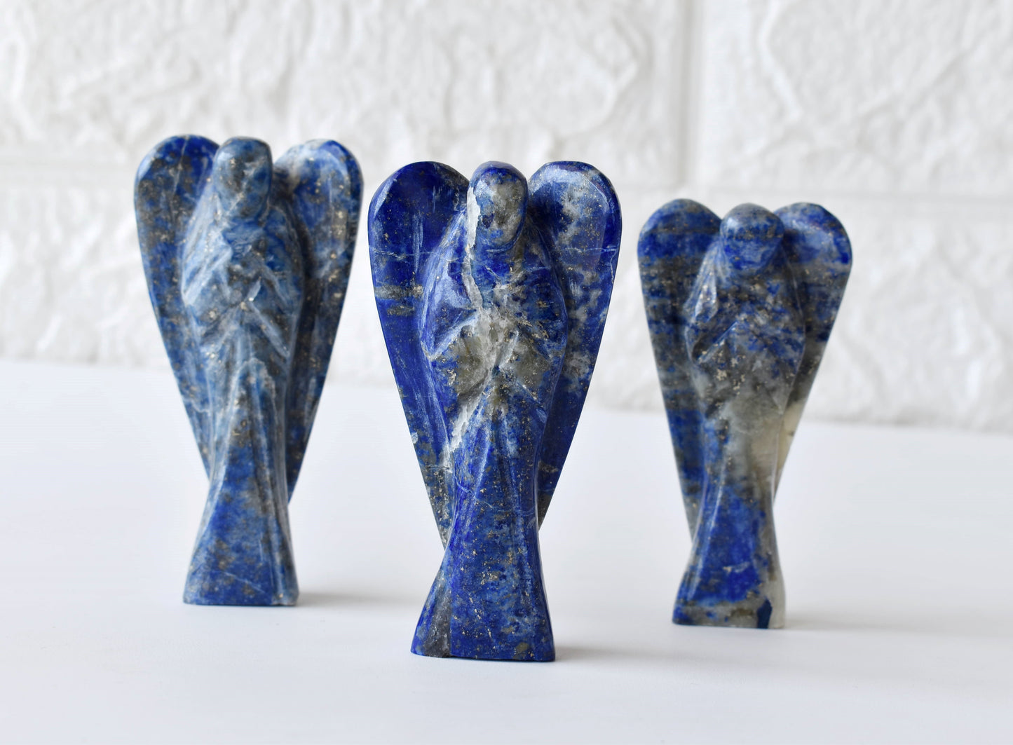 2'' Lapis Lazuli Angel, Gemstone Peace Angel