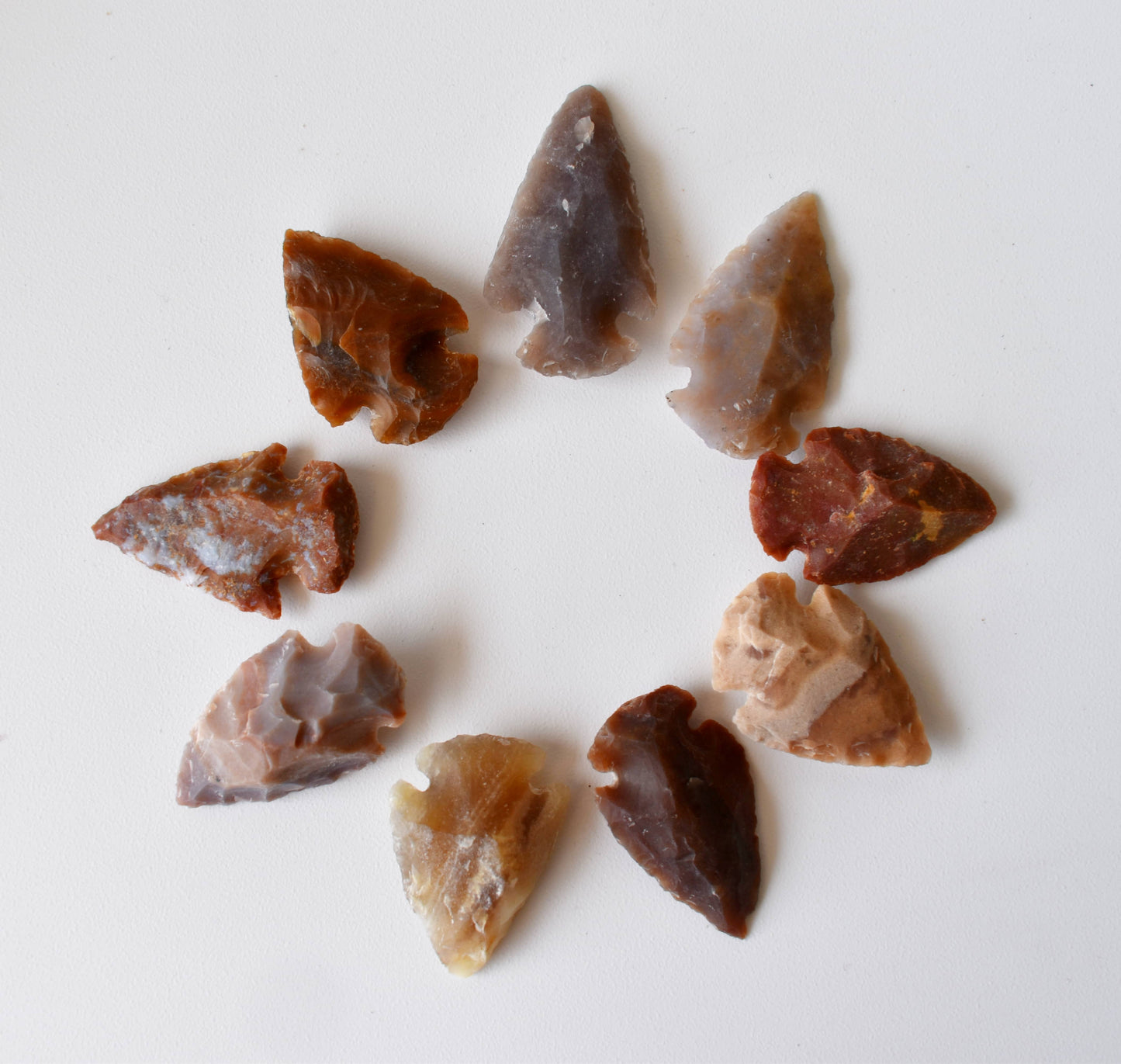 1'' Fancy Jasper Arrowhead Point