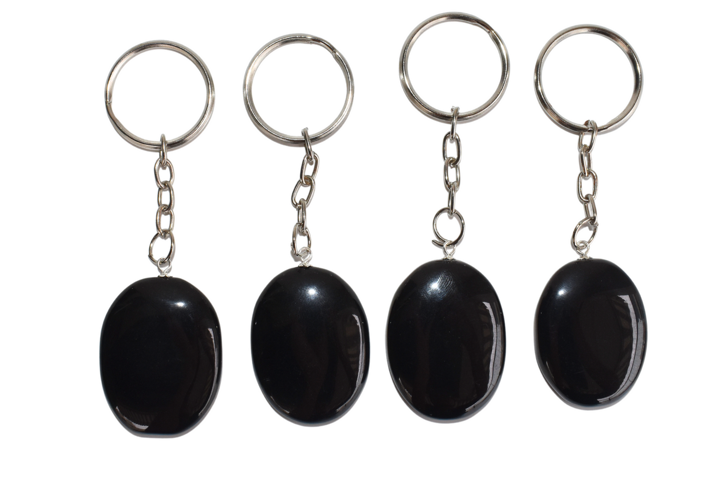 Black Obsidian Key Chain