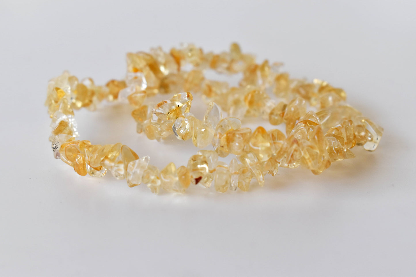 Citrine Gemstone Chip Bracelet