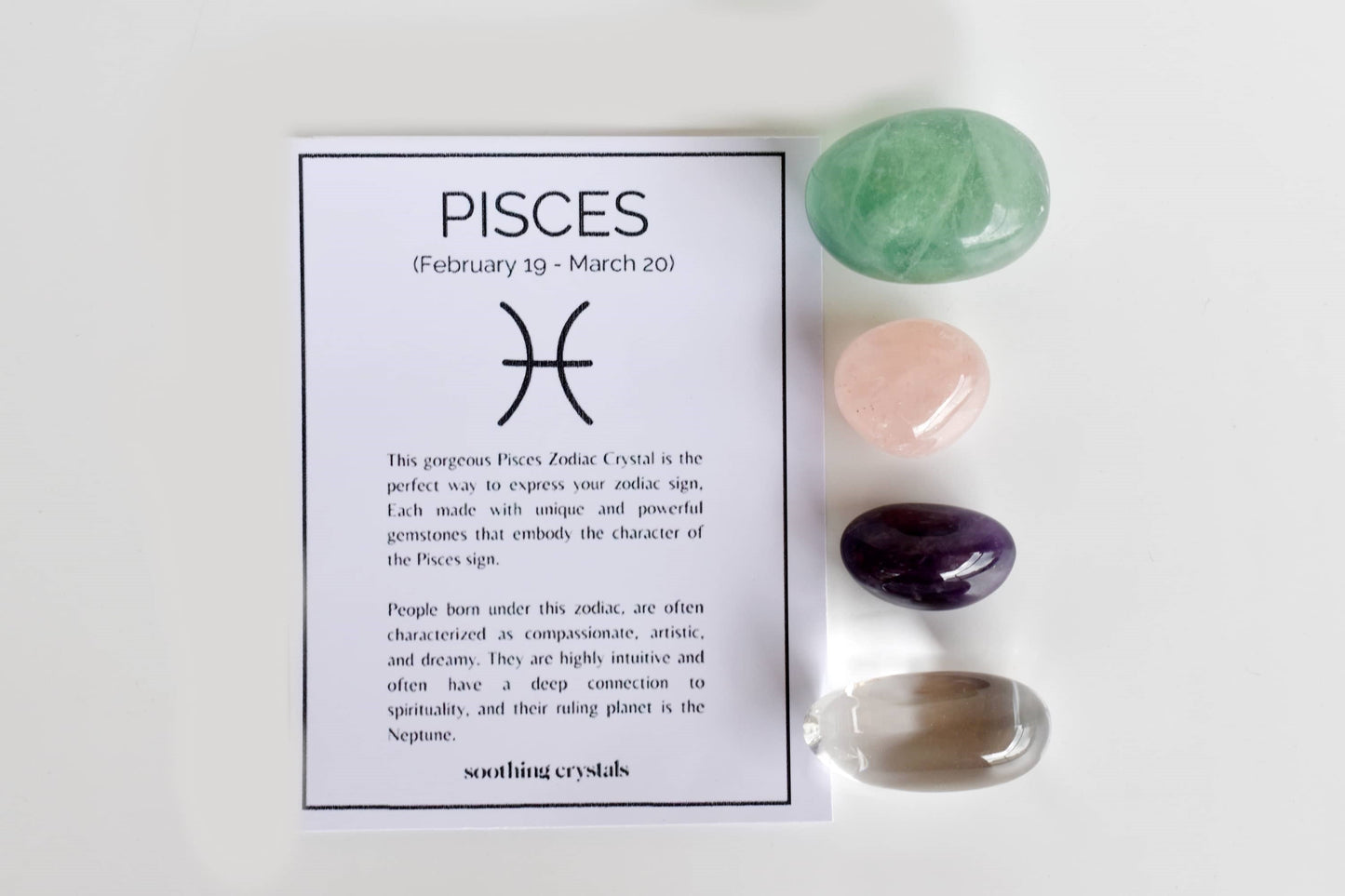 PISCES Zodiac Crystal Kit