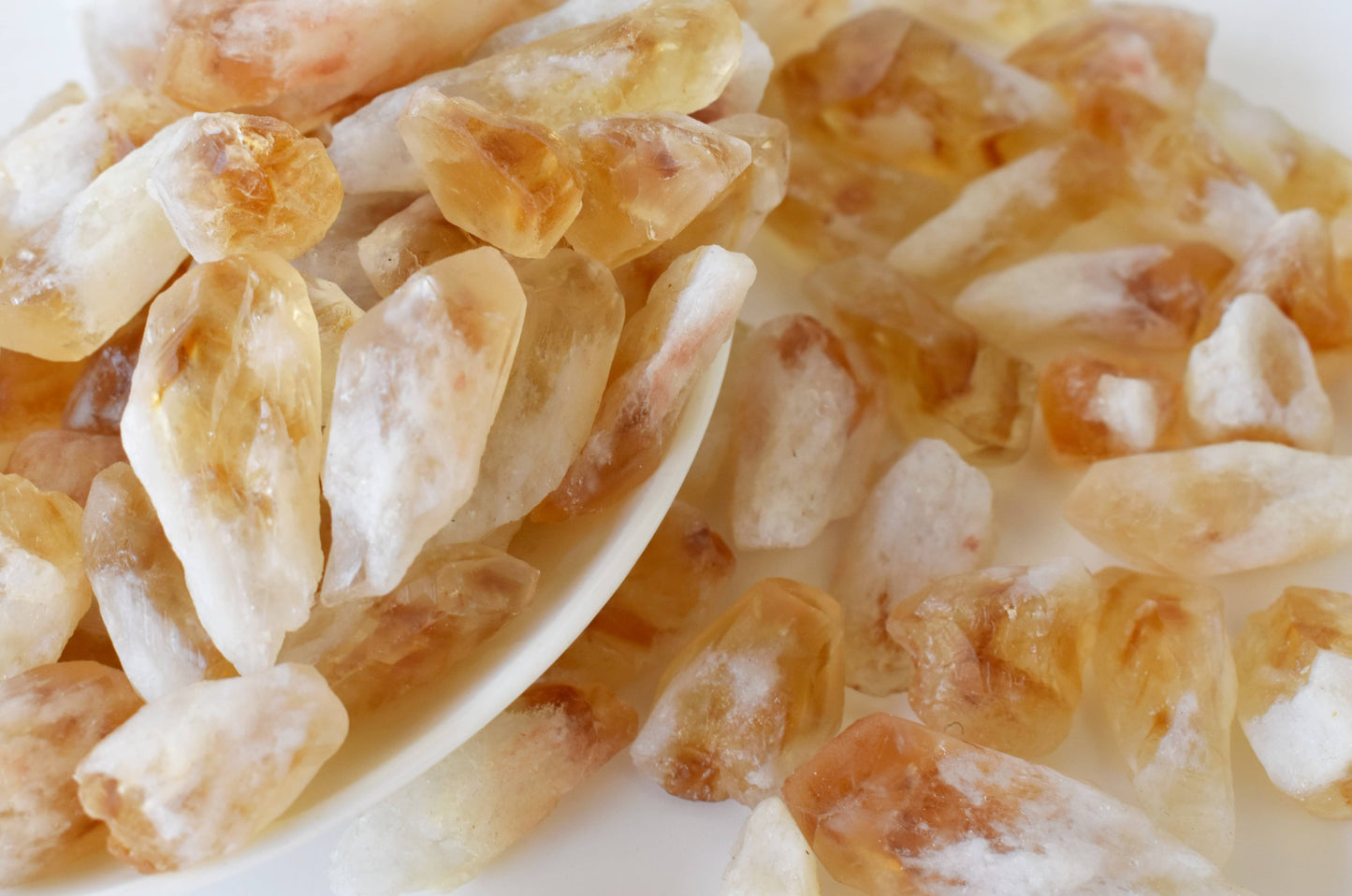1kg Citrine Natural Points Small (55-57Pcs)