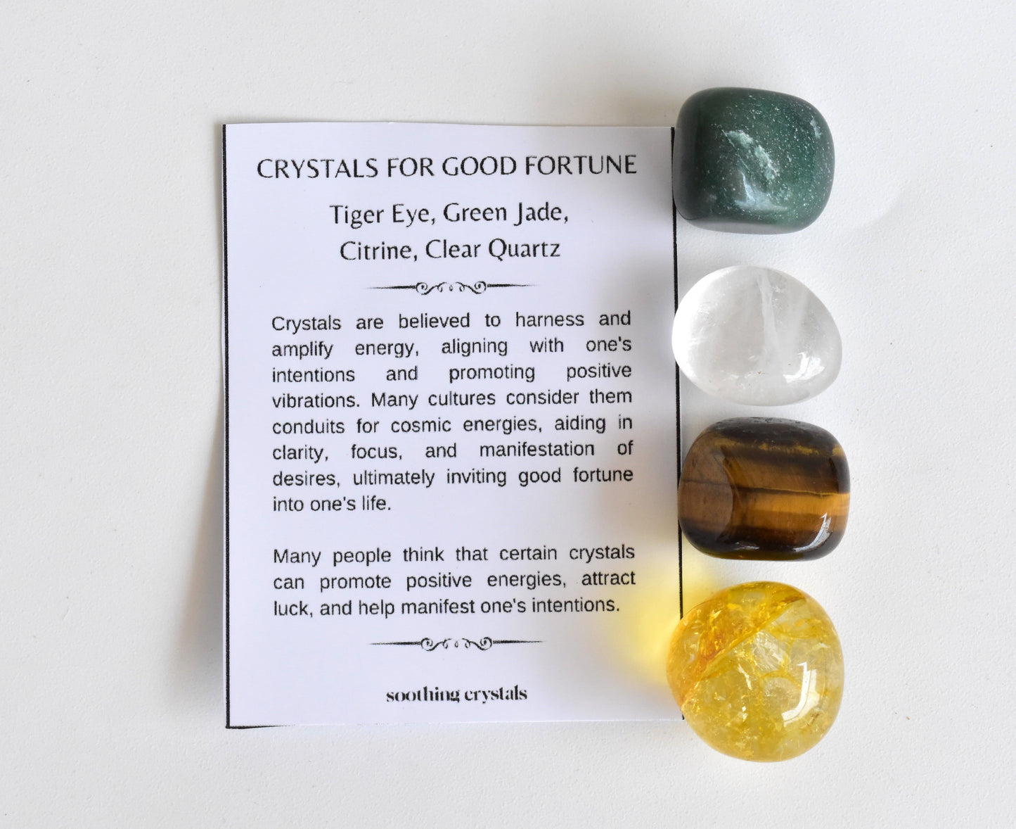 Harbouring GOOD FORTUNE Crystal Kits