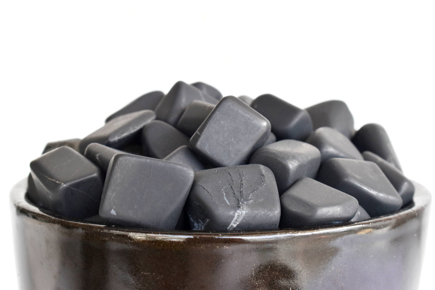 1Kg Black Shungite Tumbled Stones