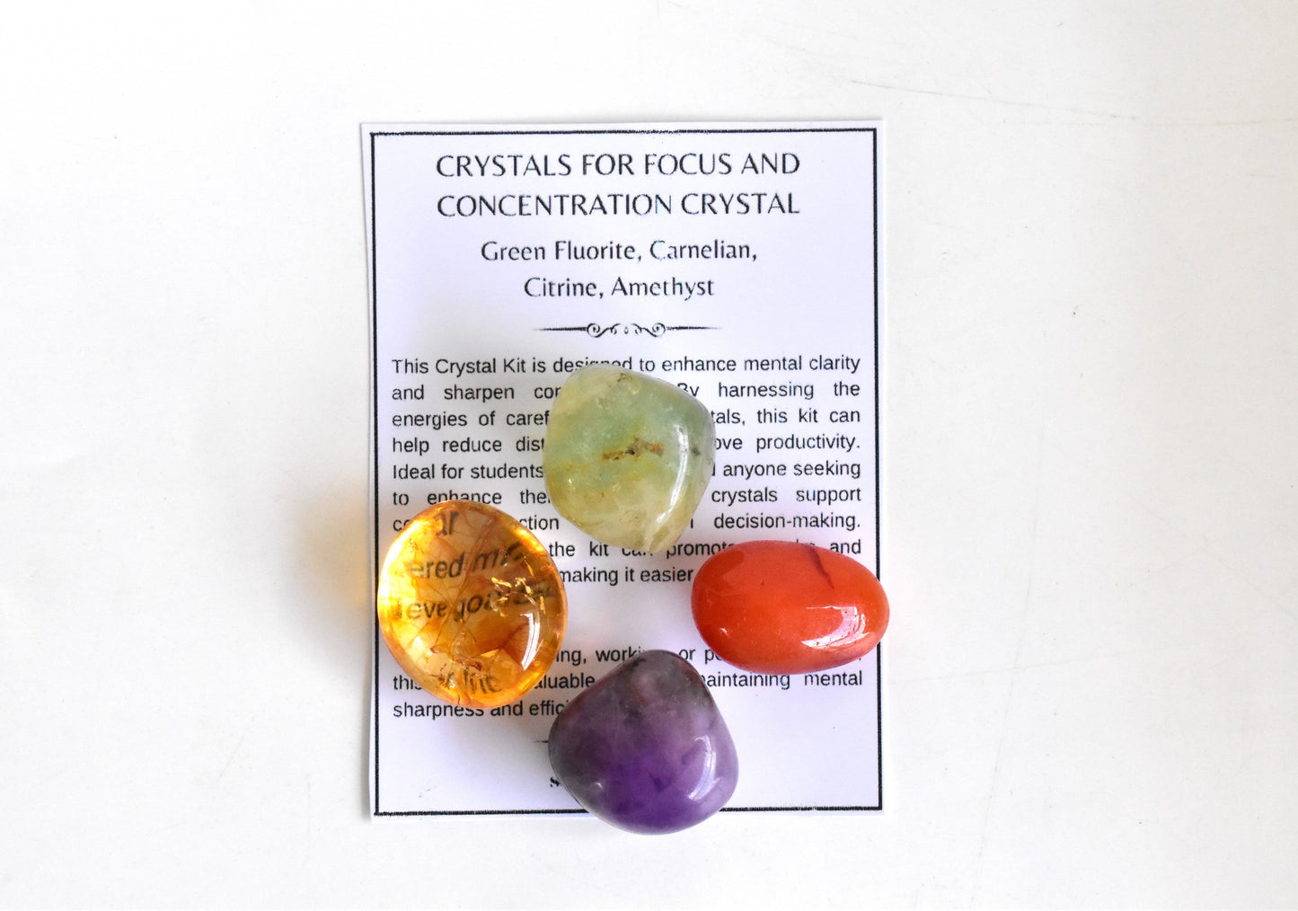 Focus and Concentration Crystal Kits