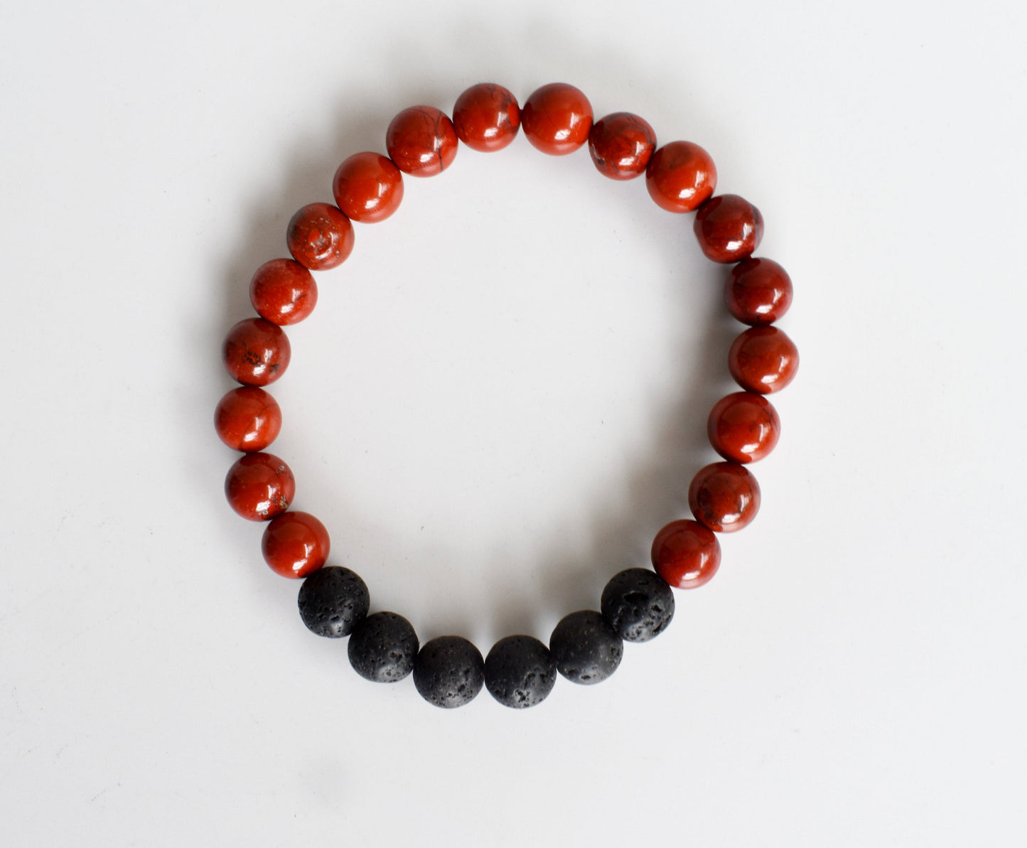 Red Jasper Diffuser Bracelet