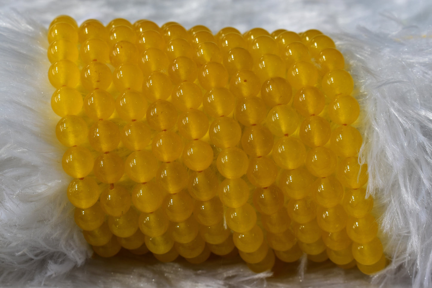 Yellow Jade Crystal Beads for Jewelry | Gemstone Beads