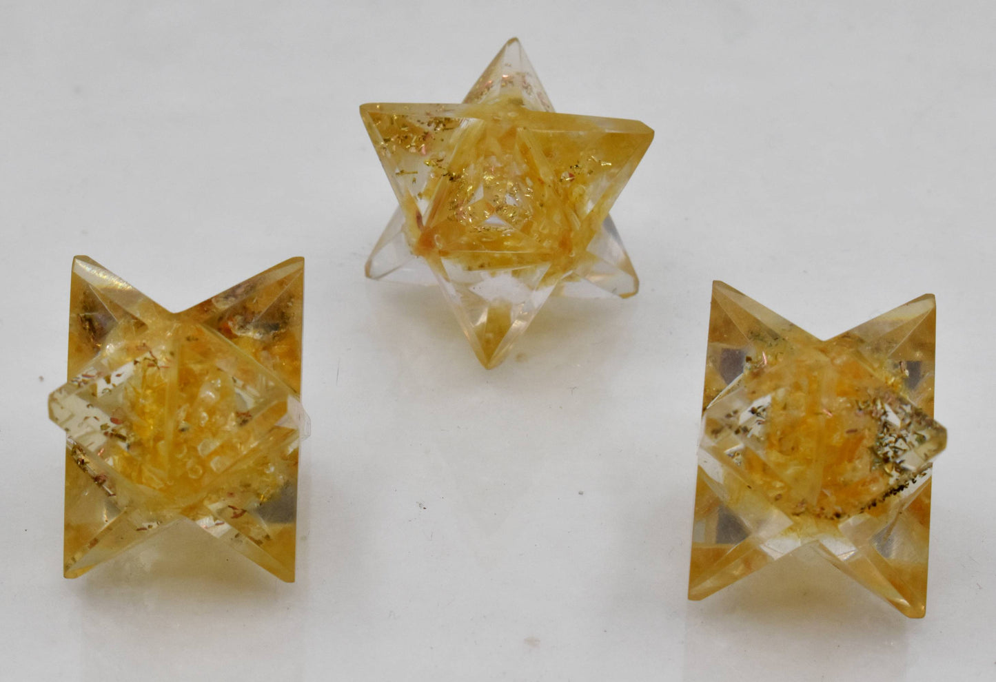 Orgone Citrine Merkaba Stars