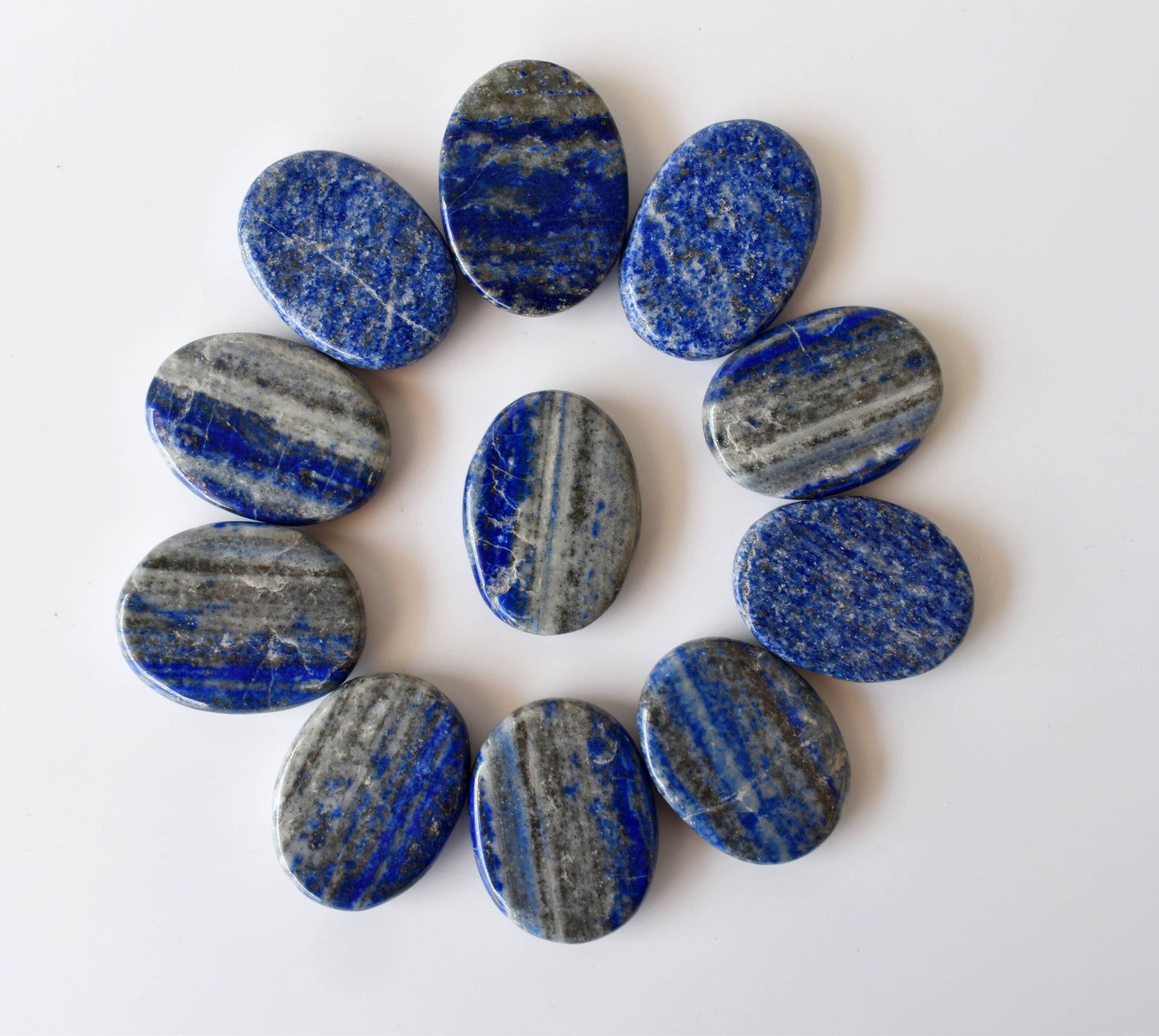 Lapis Lazuli Flat Gemstone Stone