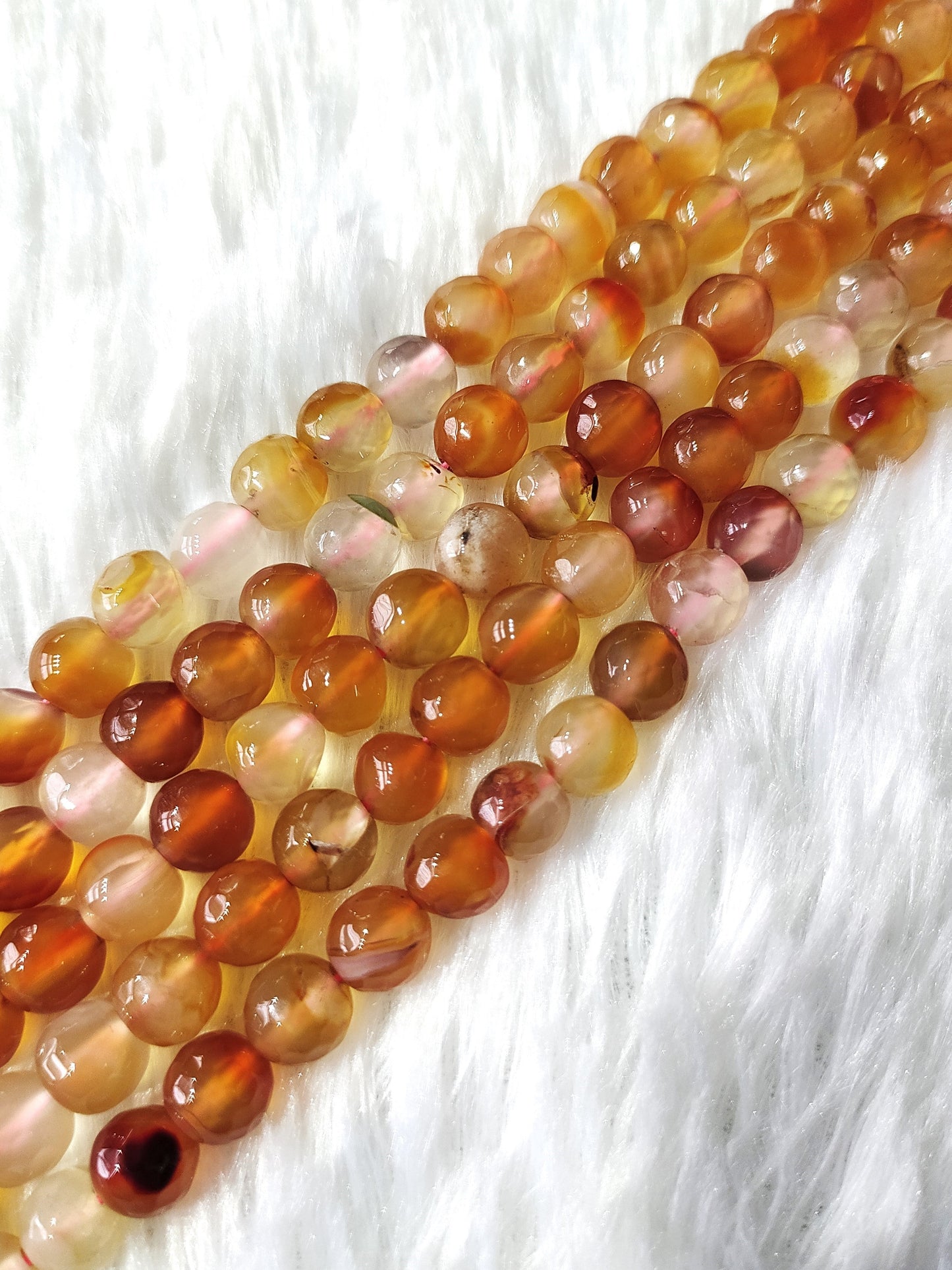 Carnelian Faceted Beads | Crystal Beads for Jewelry