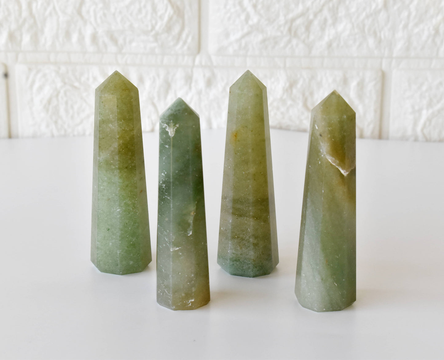 1kg Green Aventurine Obelisk Tower Point (12-14Pcs)