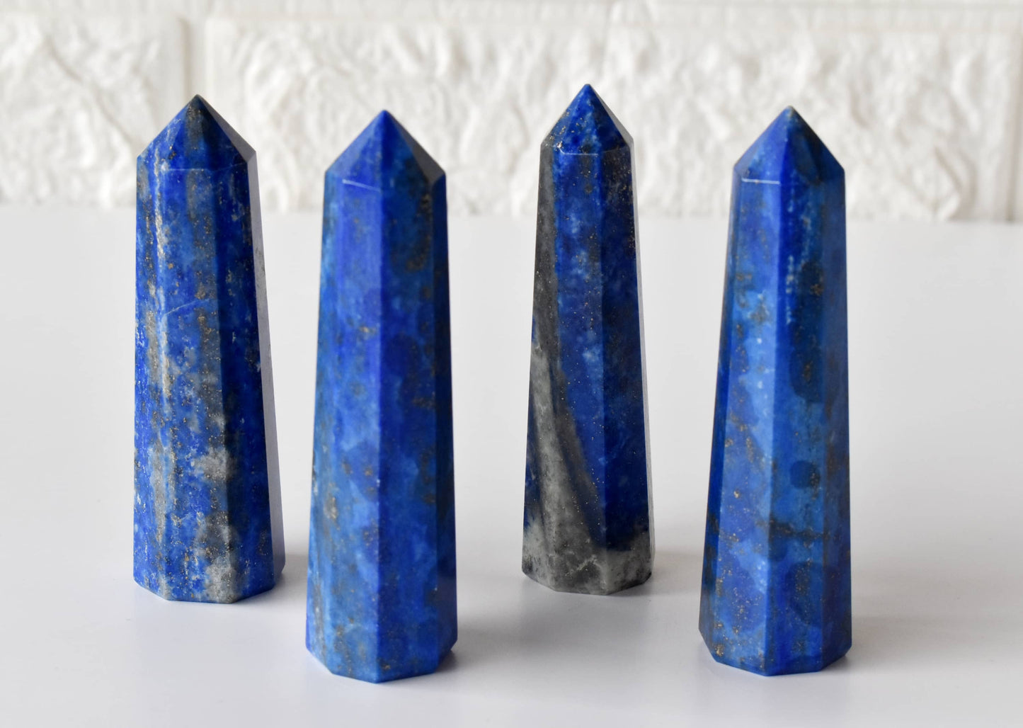 1kg Lapis Lazuli Obelisk Tower Point (17-19Pcs)