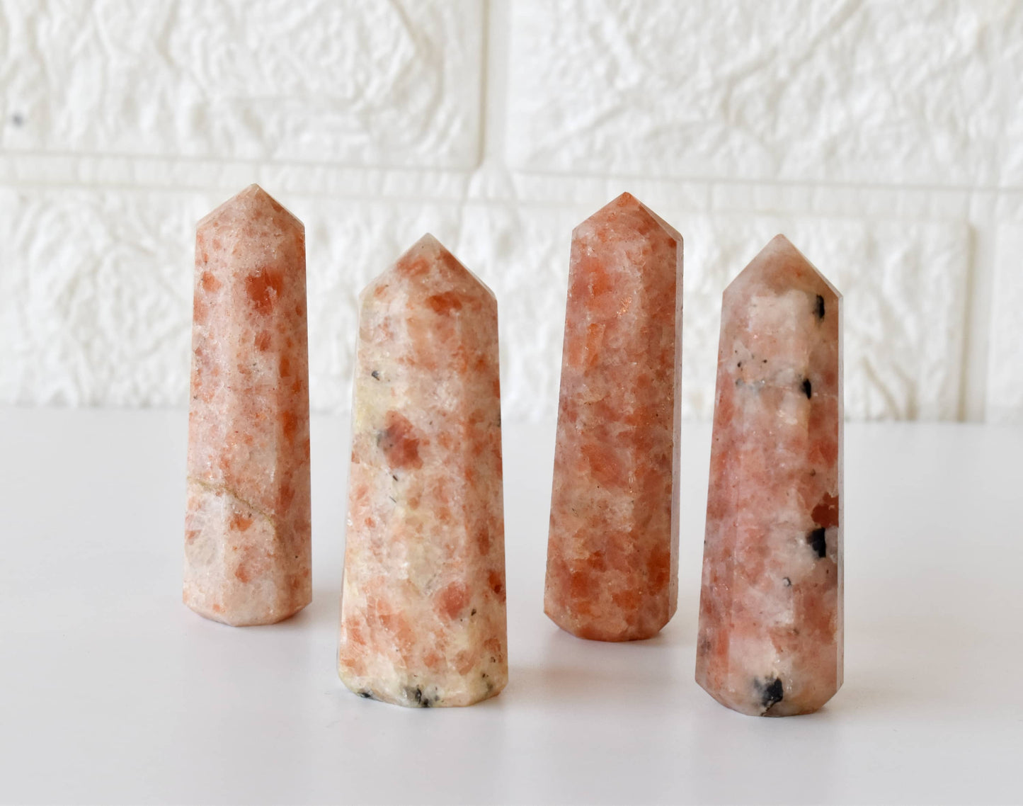 1kg Sunstone Obelisk Tower Point (11-13Pcs)