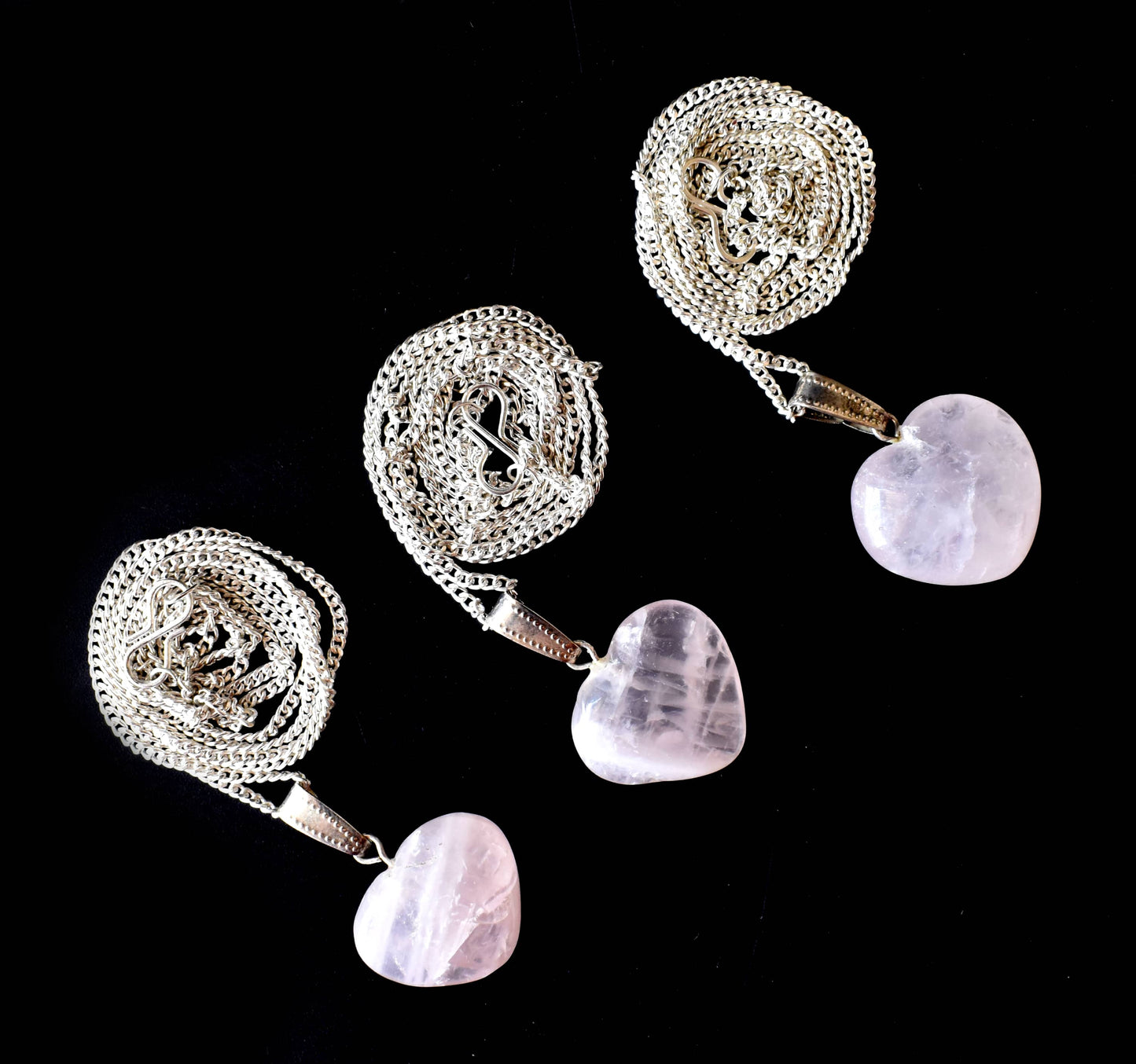 Rose Quartz Heart Pendant