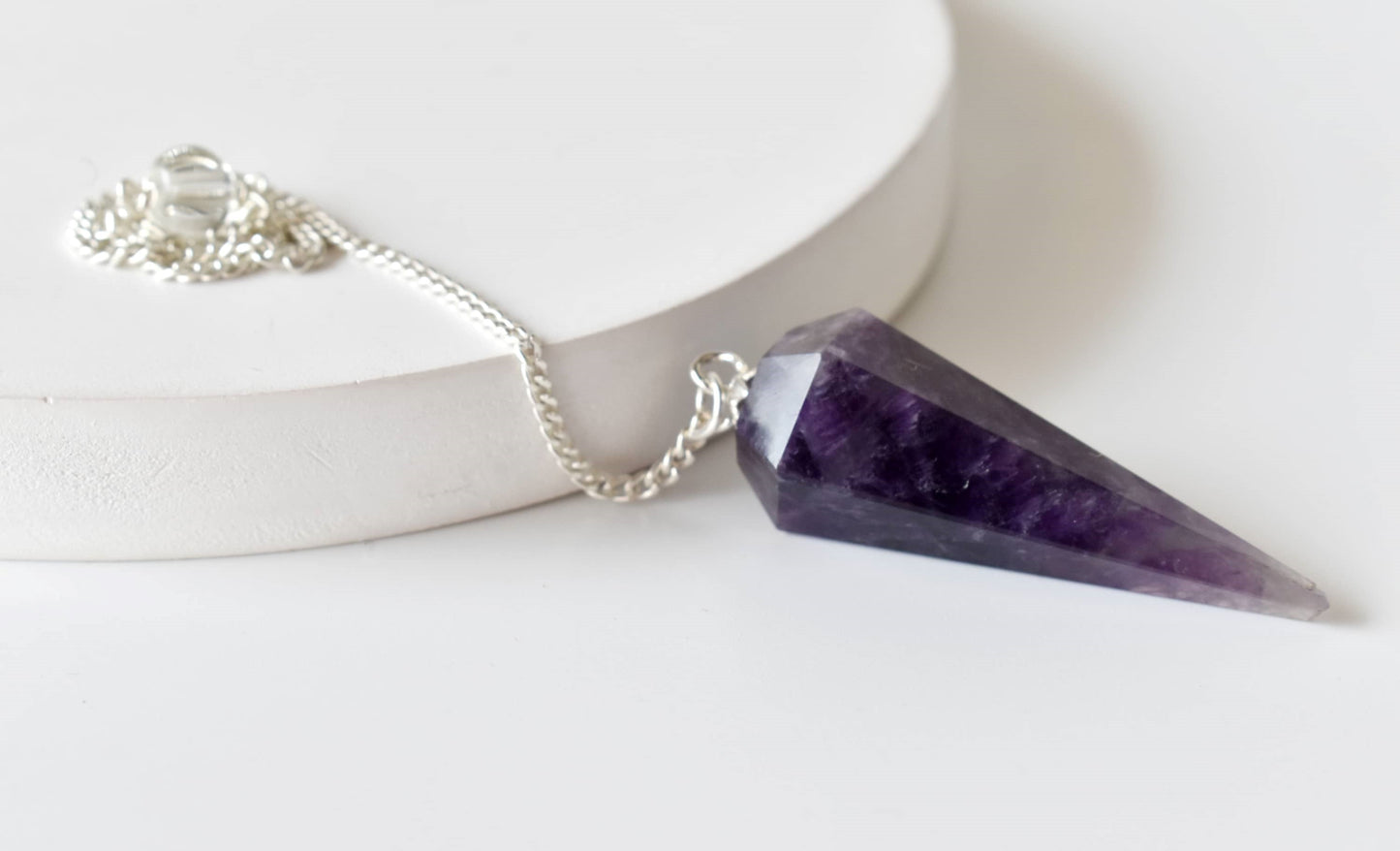 Amethyst Crystal Pendulum