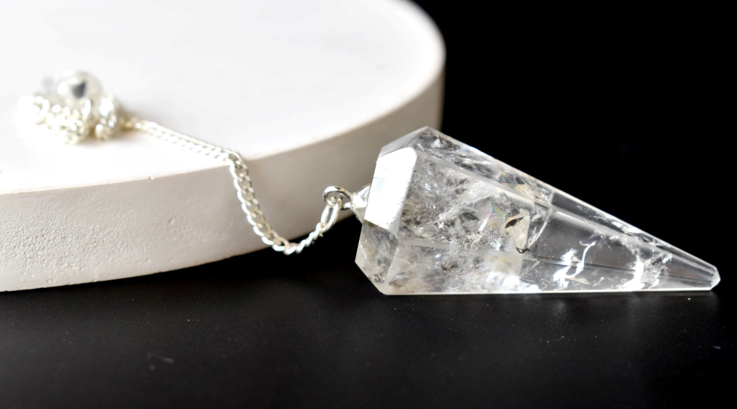 Crystal Quartz Pendulum