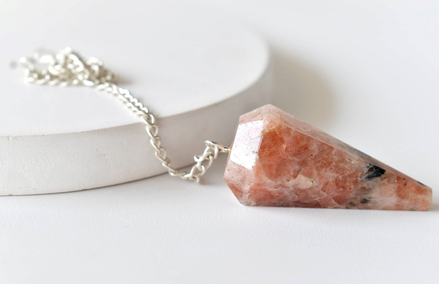 Sunstone Crystal Pendulum