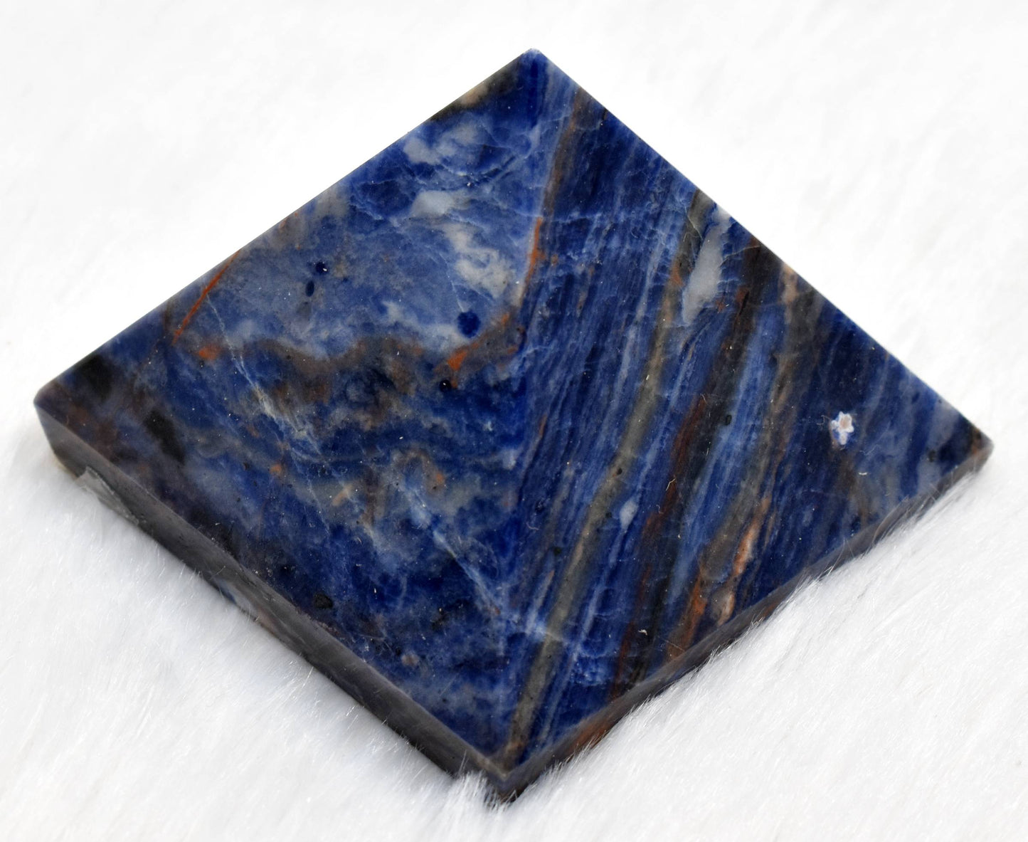 1Kg Sodalite Crystal Pyramid (2 inches)