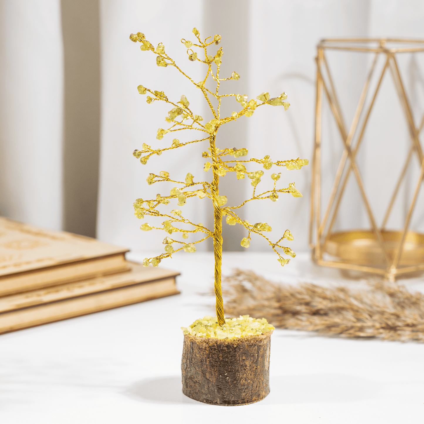 Peridot Crystal Tree