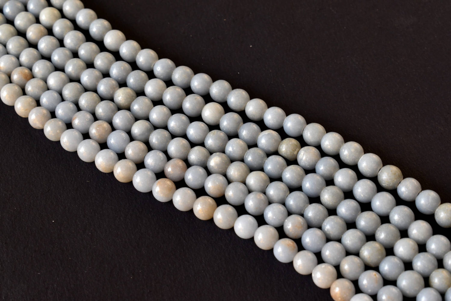 Angelite Gemstone Beads