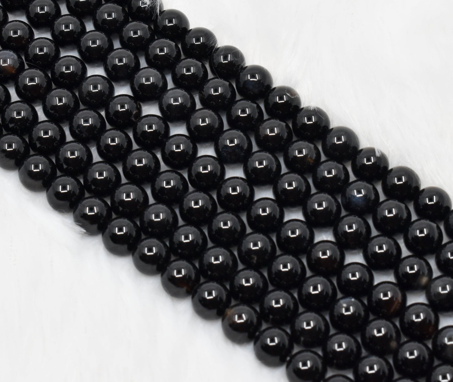 Black Onyx Round Beads Gemstone Beads
