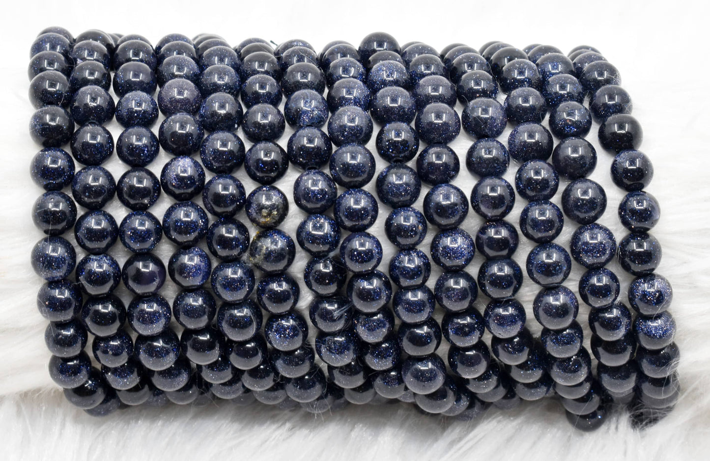 Blue Sandstone Gemstone Beads
