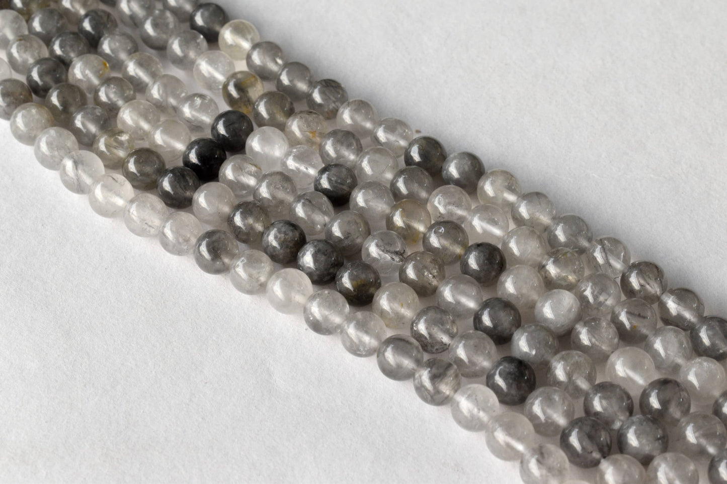 Cloudy Quartz Gemstone Beads