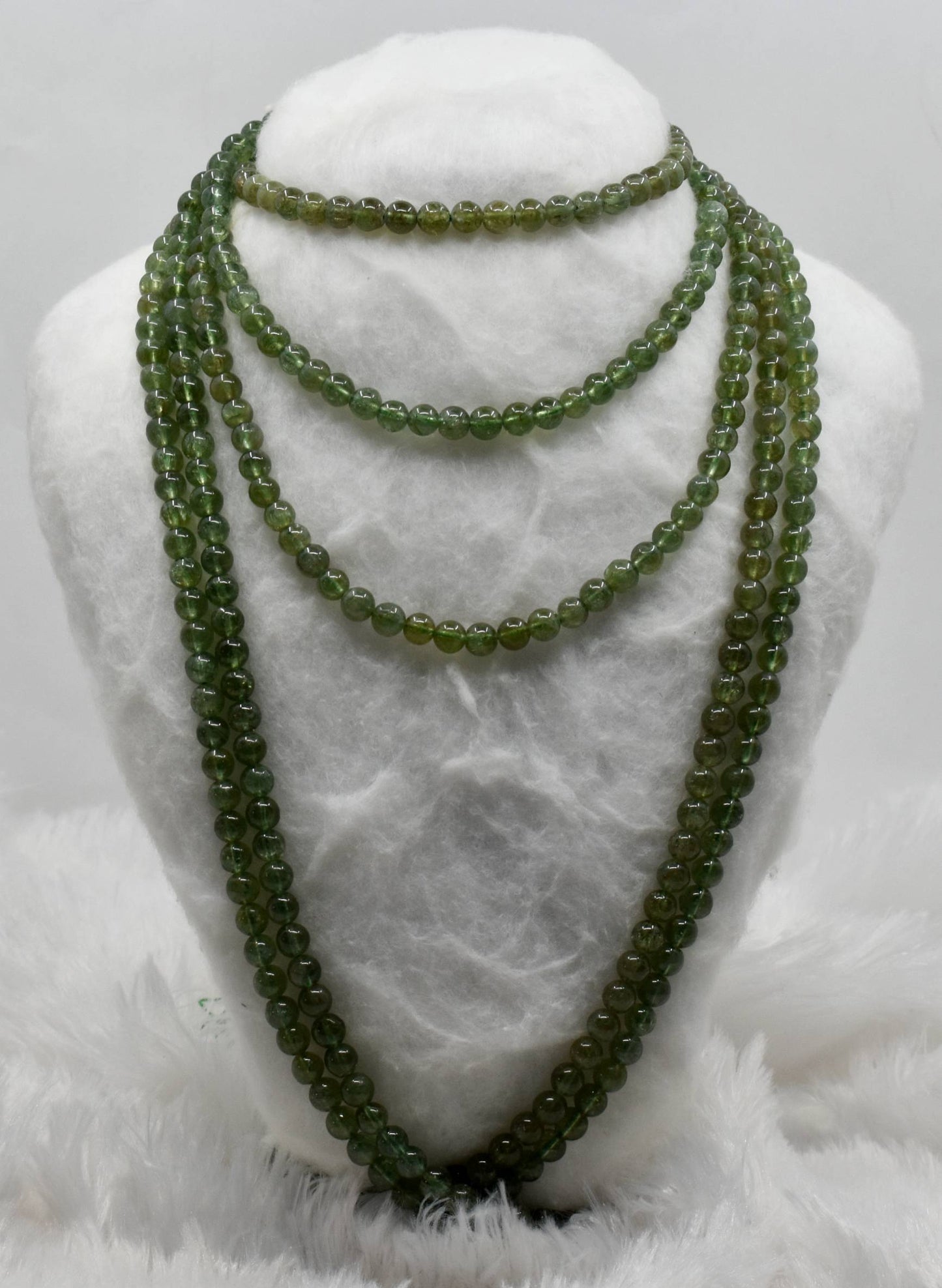 Green Apatite Gemstone Beads