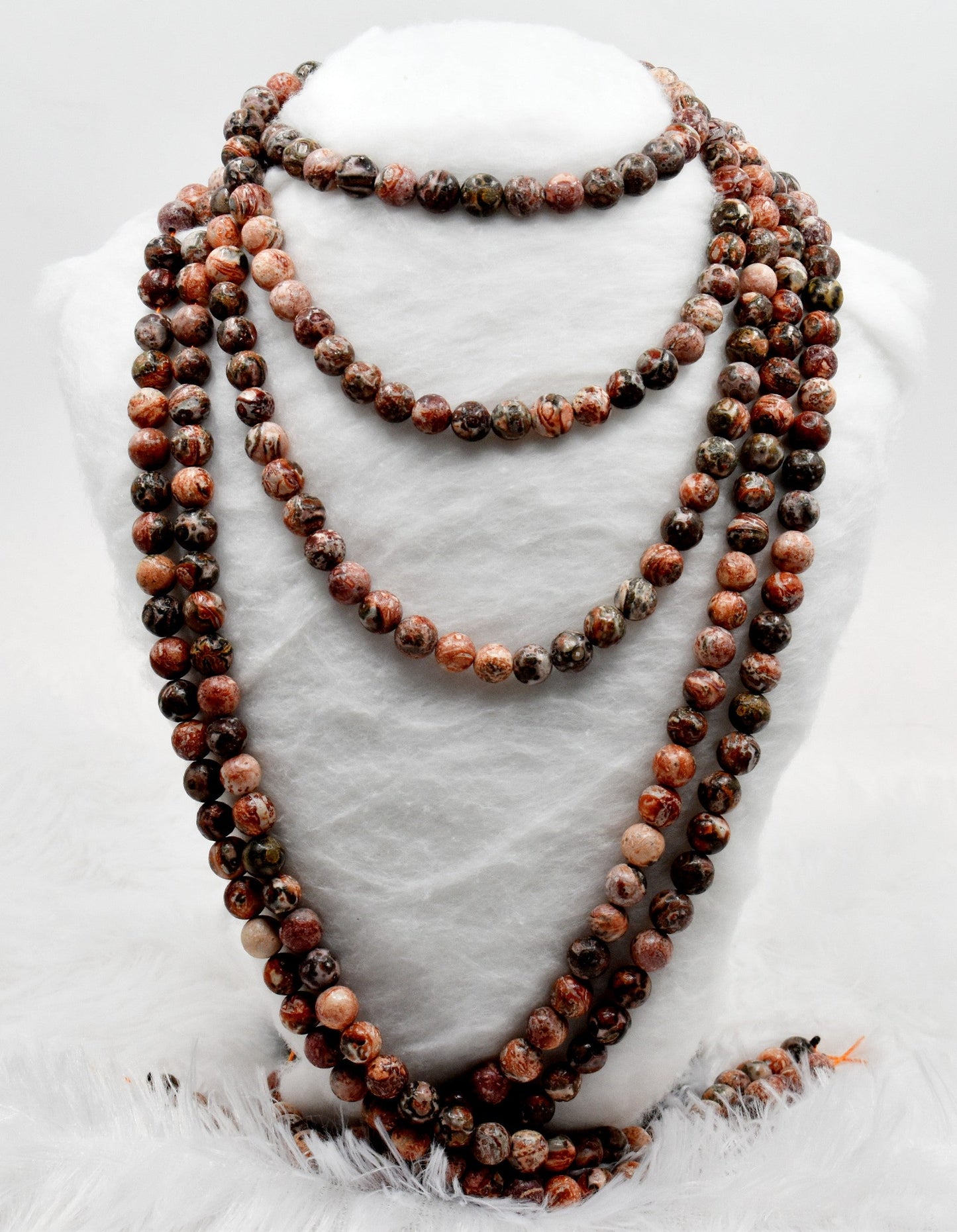 Leopardskin Jasper Gemstone Beads