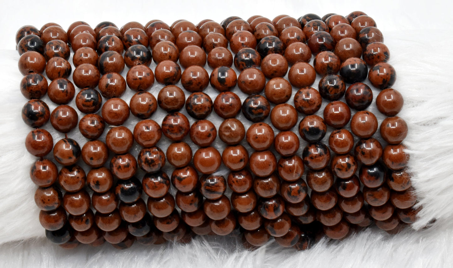 Mahogany Obsidian Gemstone Beads