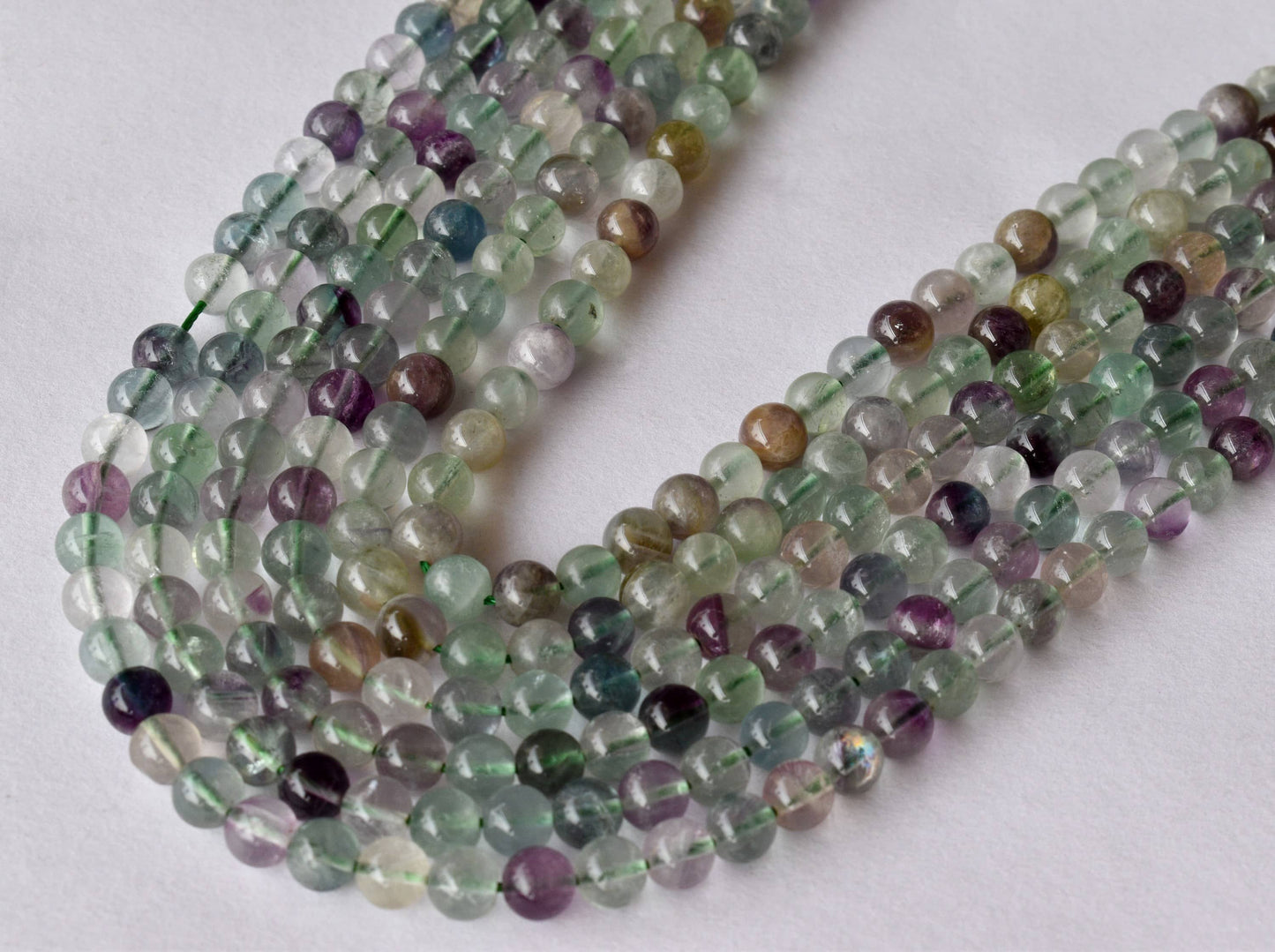Multi Fluorite Gemstone Beads