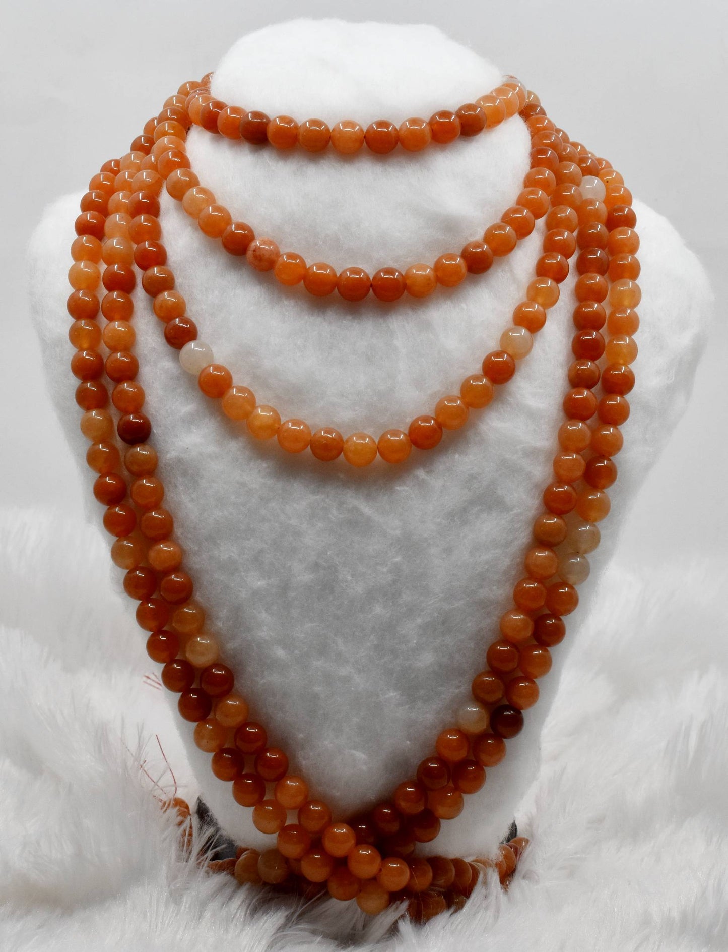 Red Aventurine Gemstone Beads