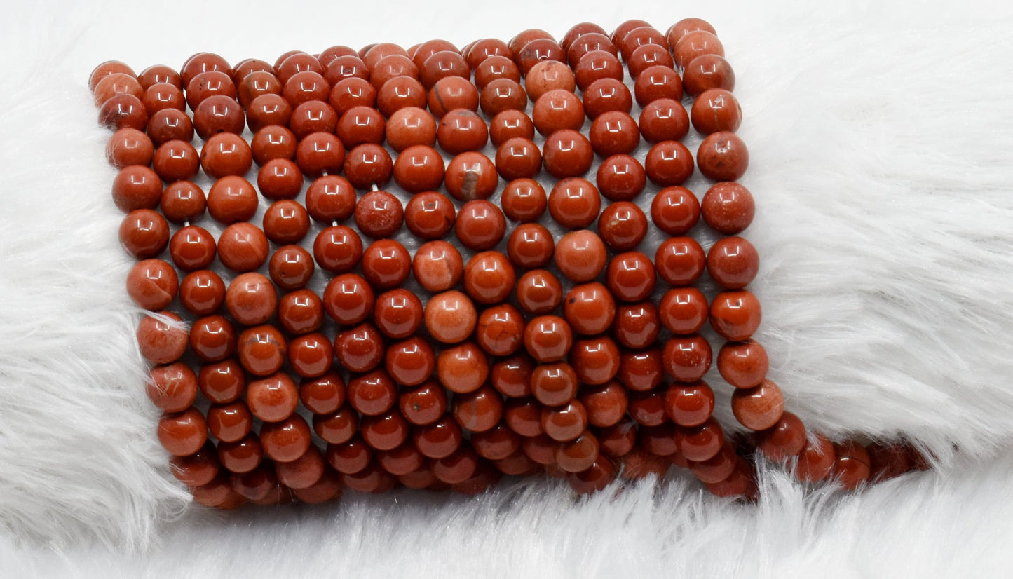 Red Jasper Gemstone Beads