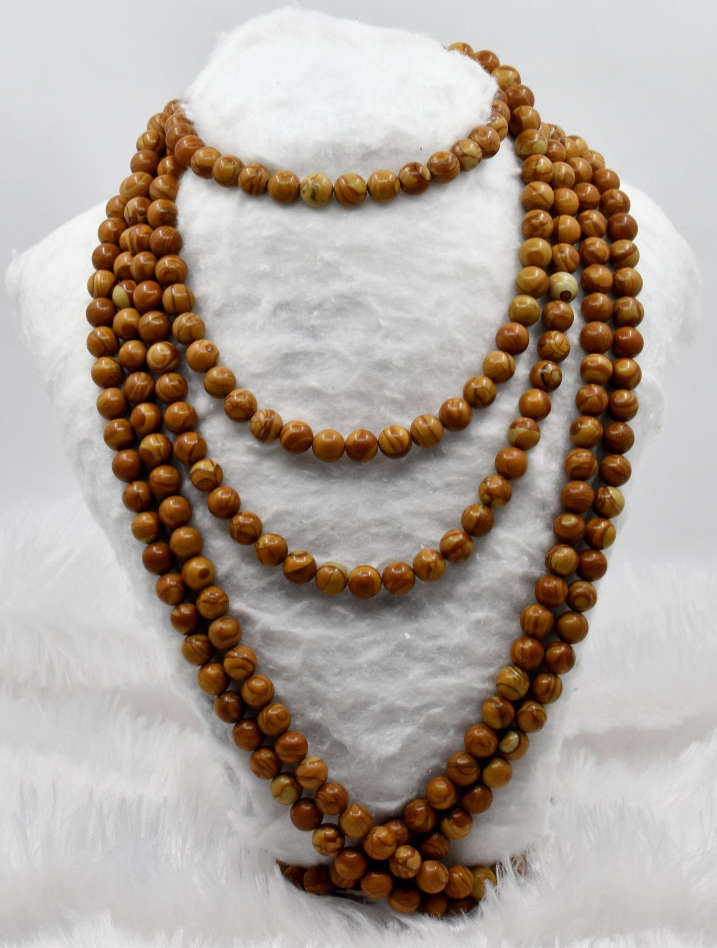 Wood Jasper Gemstone Beads