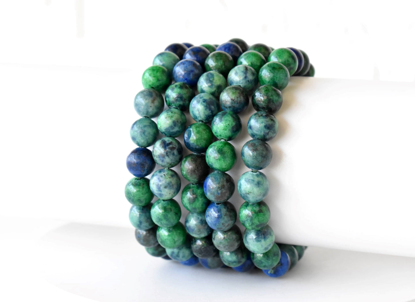 Azurite Malachite Gemstone Bracelet