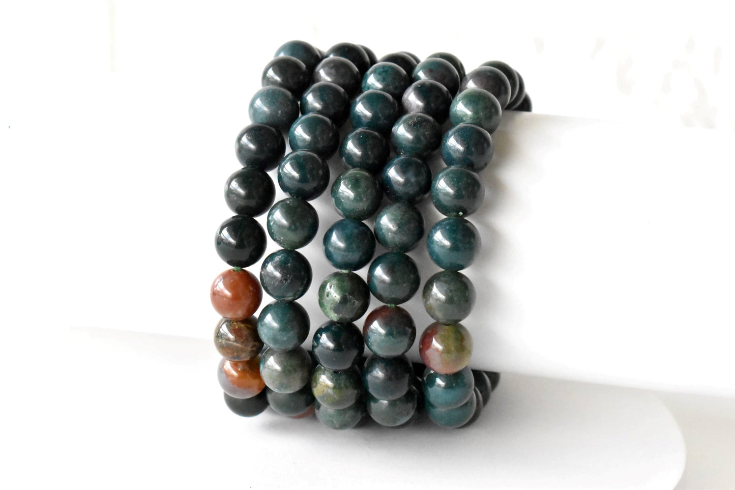 Bloodstone Gemstone Bracelet