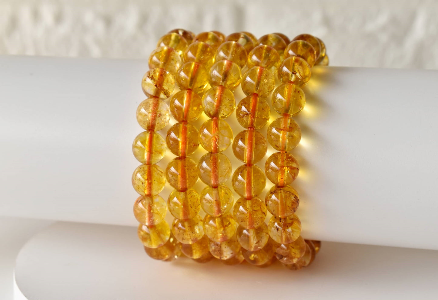 Heated Citrine Gemstone Bracelet