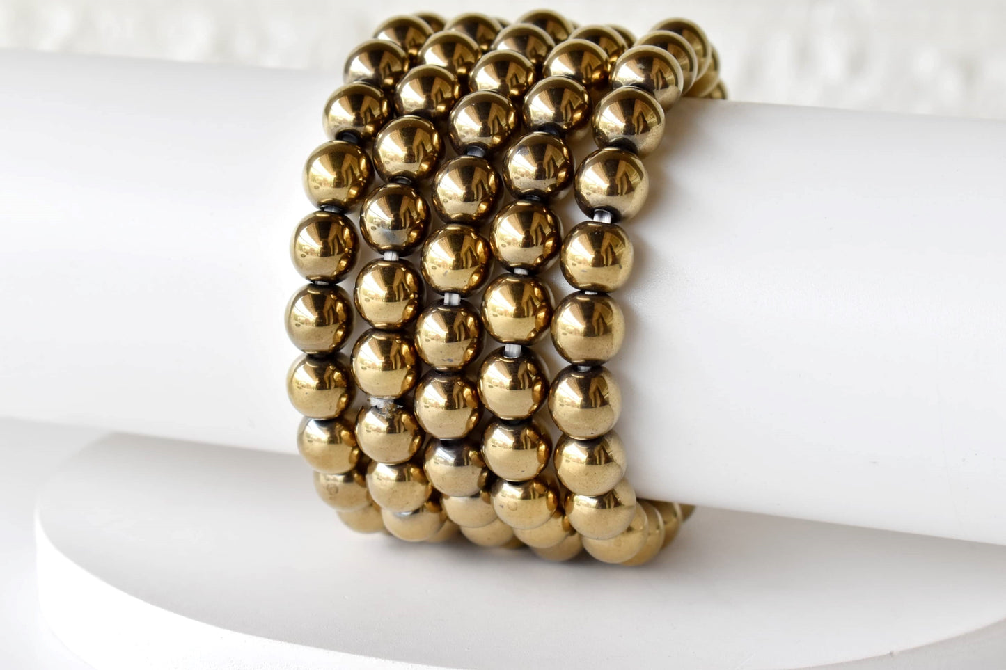 Golden Hematite Gemstone Bracelet