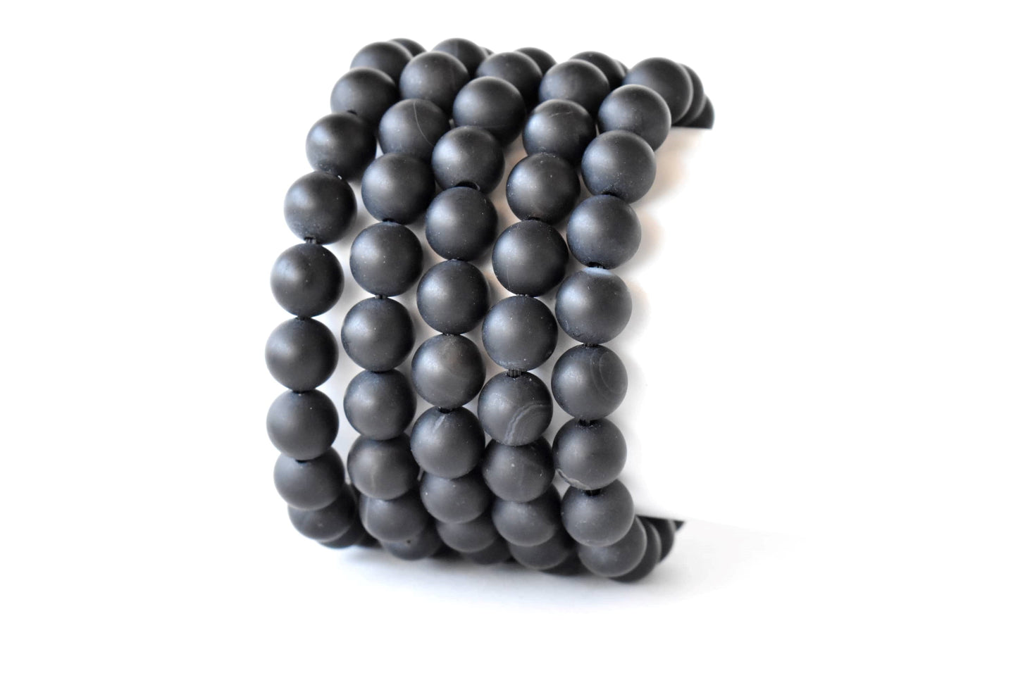 Black Onyx Matt Gemstone Bracelet