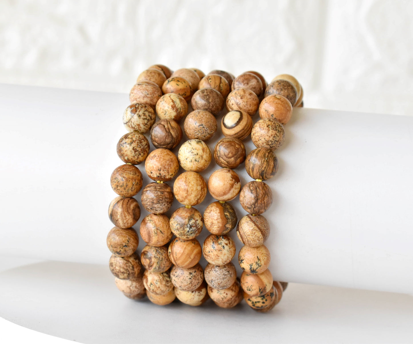 Picture Jasper Gemstone Bracelet