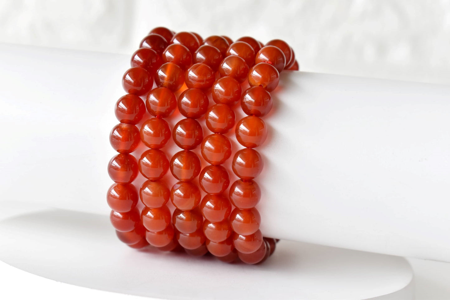 Red Onyx Gemstone Bracelet