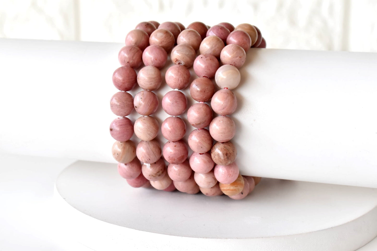 Rhodochrosite Gemstone Bracelet