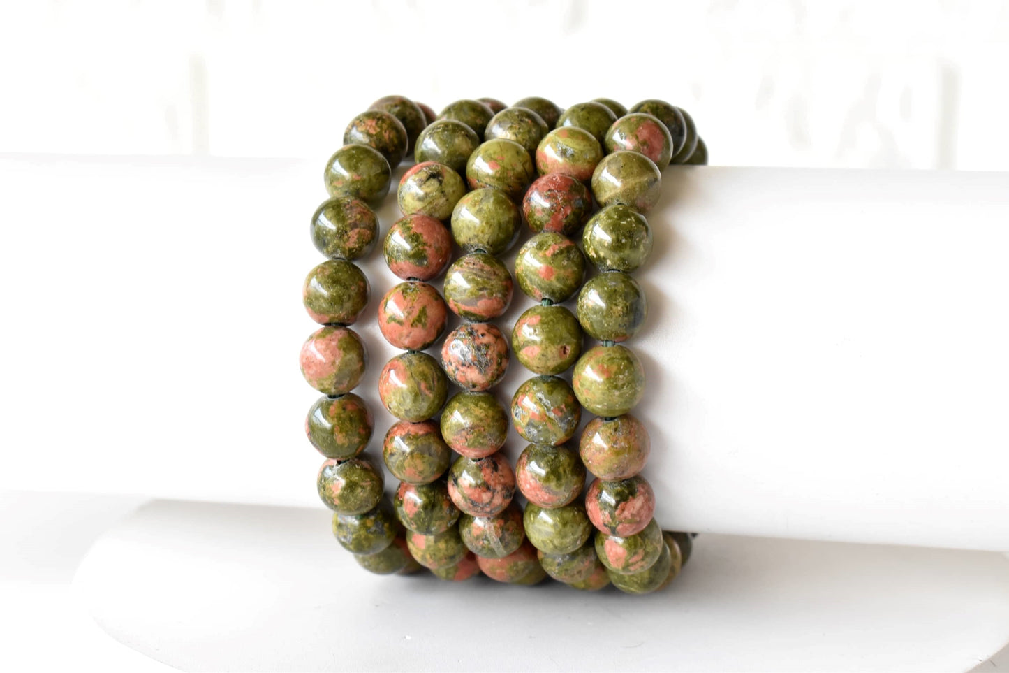 Unakite Gemstone Bracelet