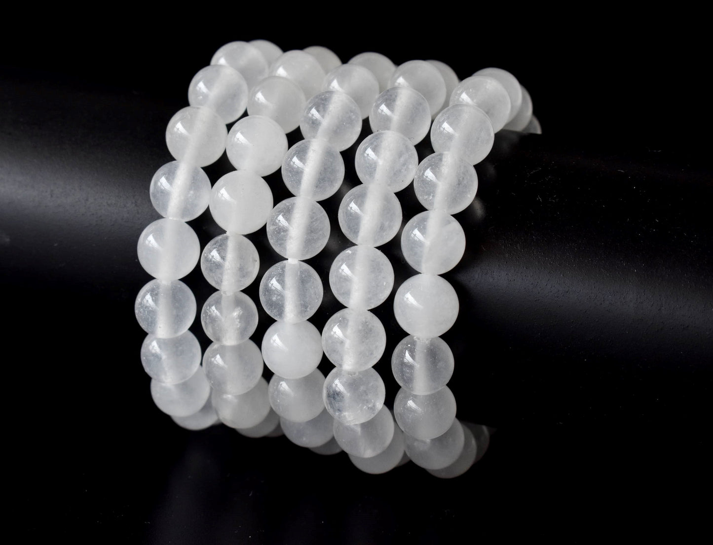 White Agate Gemstone Bracelet