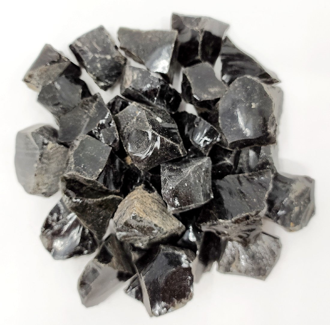 1Kg Black Obsidian Rough Stones